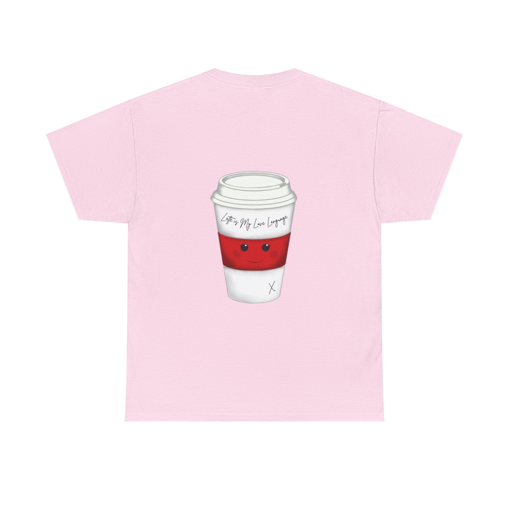 Coffee Cup Tee — 'Latte is my Love Language' Graphic T-Shirt