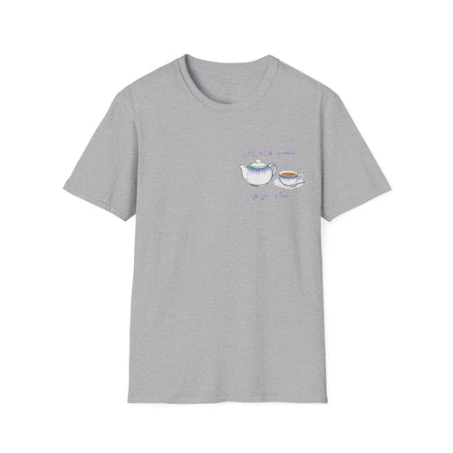 Afternoon tea T‑Shirt — 'A Cup Of Scandal if You Please' Teapot & Teacup Graphic