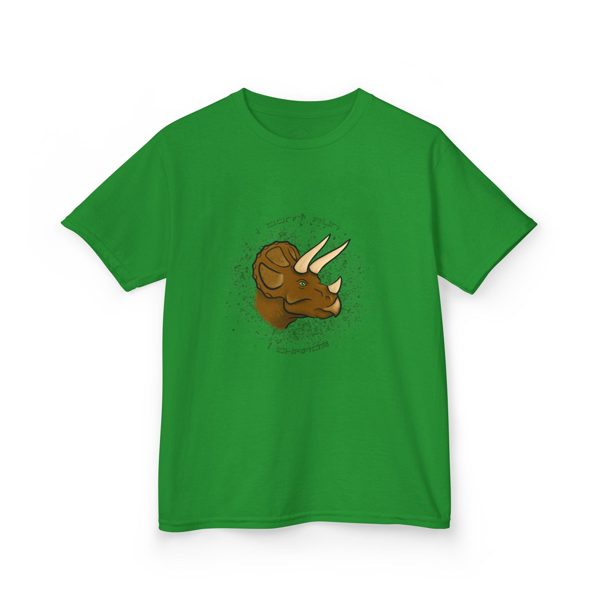 Kids T-Shirt — Cute Triceratops Dino Graphic Tee