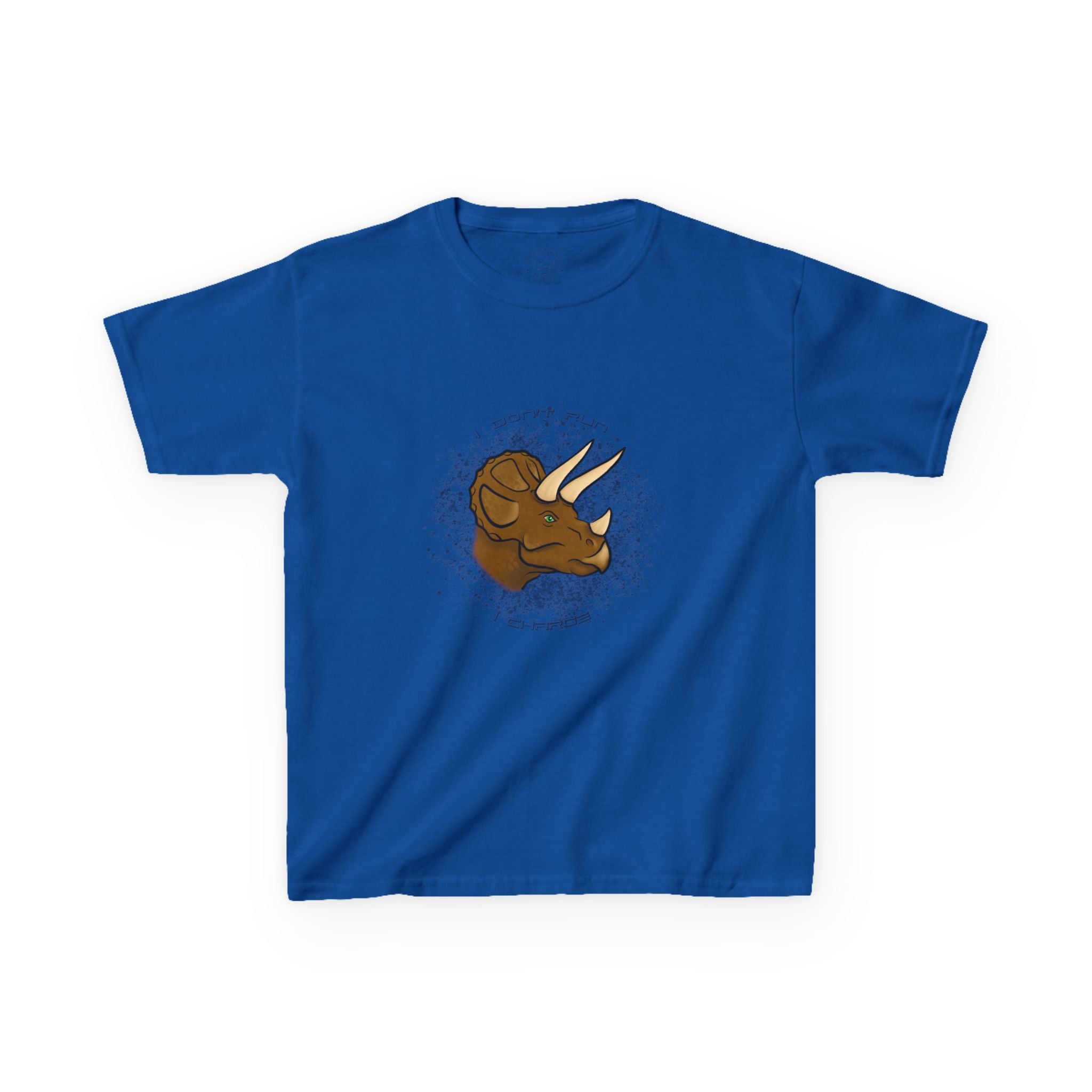 Kids T-Shirt — Cute Triceratops Dino Graphic Tee