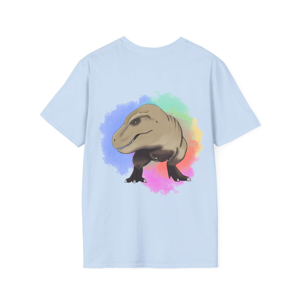 T-Rex T-Shirt - Watercolour Splash