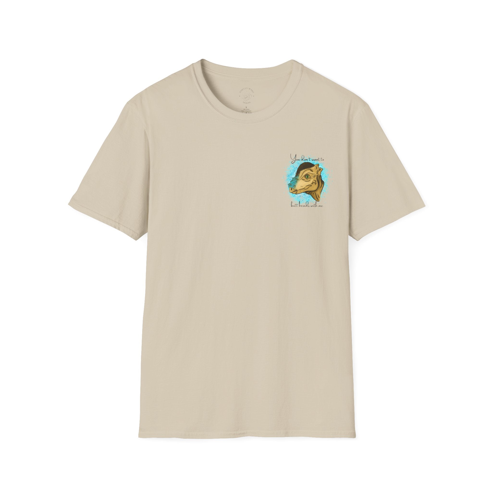 Pachycephalosaurus - 'You don't want to butt heads with me' T-Shirt - Dinosaur