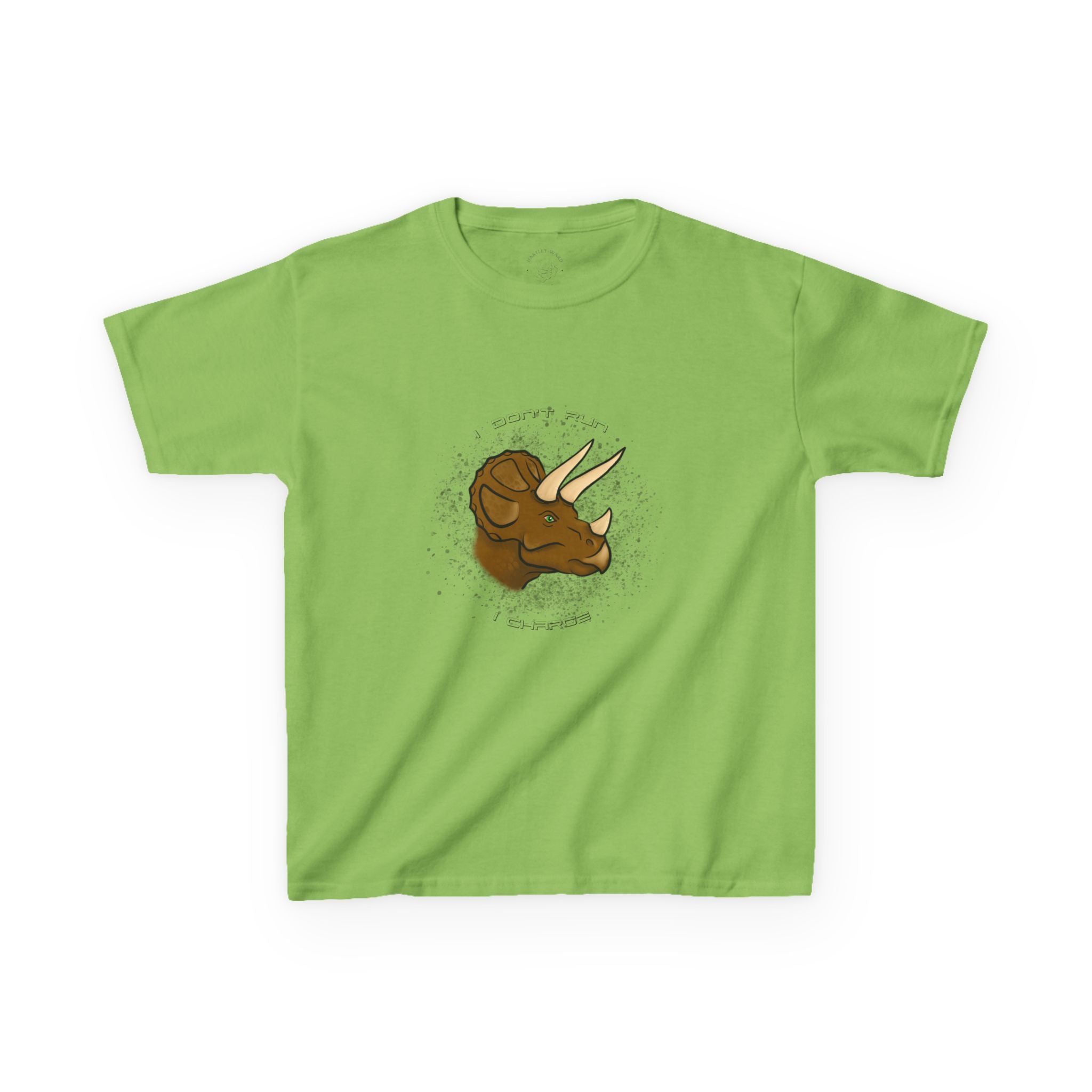 Kids T-Shirt — Cute Triceratops Dino Graphic Tee