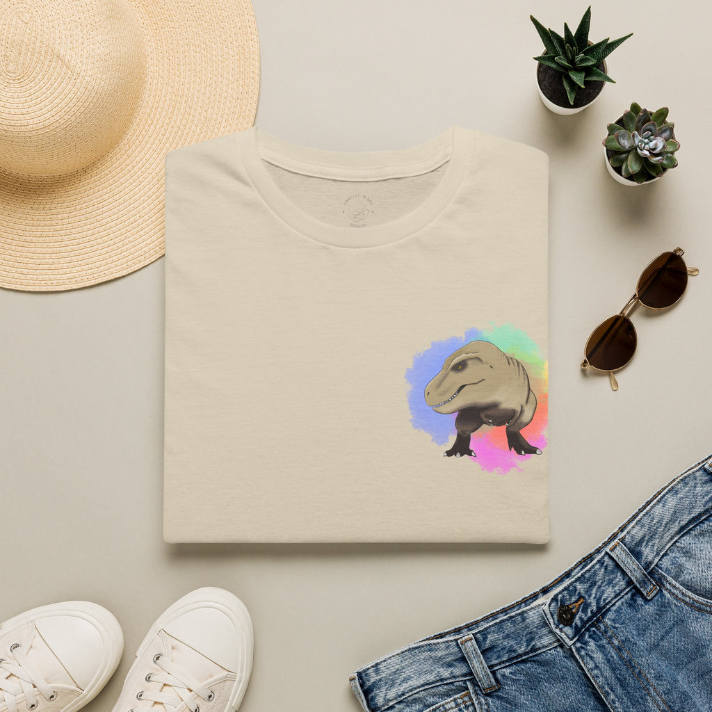 T-Rex T-Shirt - Watercolour Splash