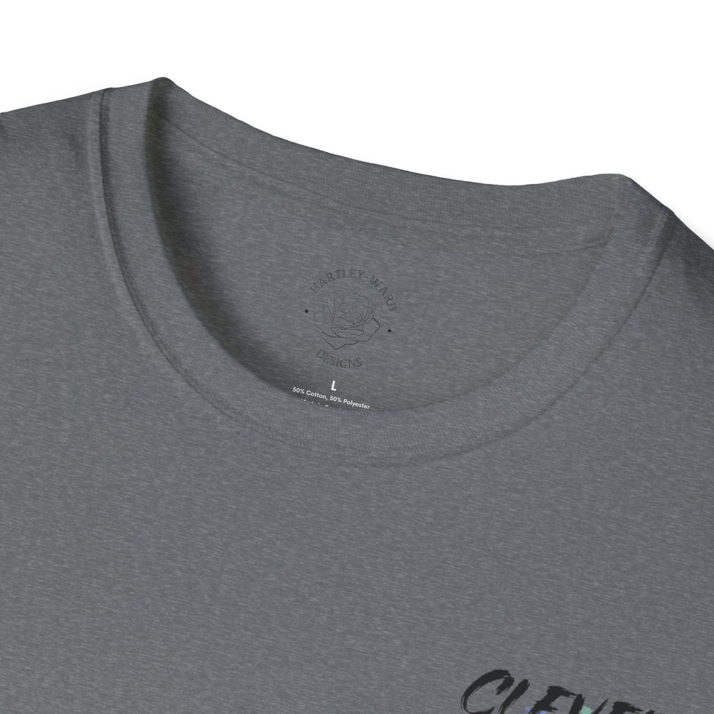 Clever Girl T‑Shirt — Colorful Raptor Graphic Tee for Dino Fans