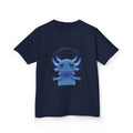 Kids Axolotl T‑Shirt — Cute Blue Axolotl 'Love Yourself A-lot-L