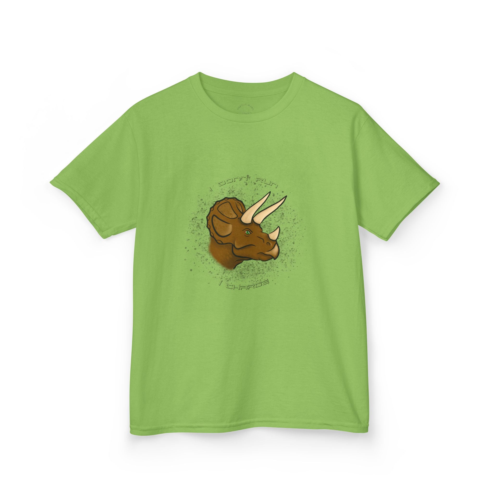 Kids T-Shirt — Cute Triceratops Dino Graphic Tee