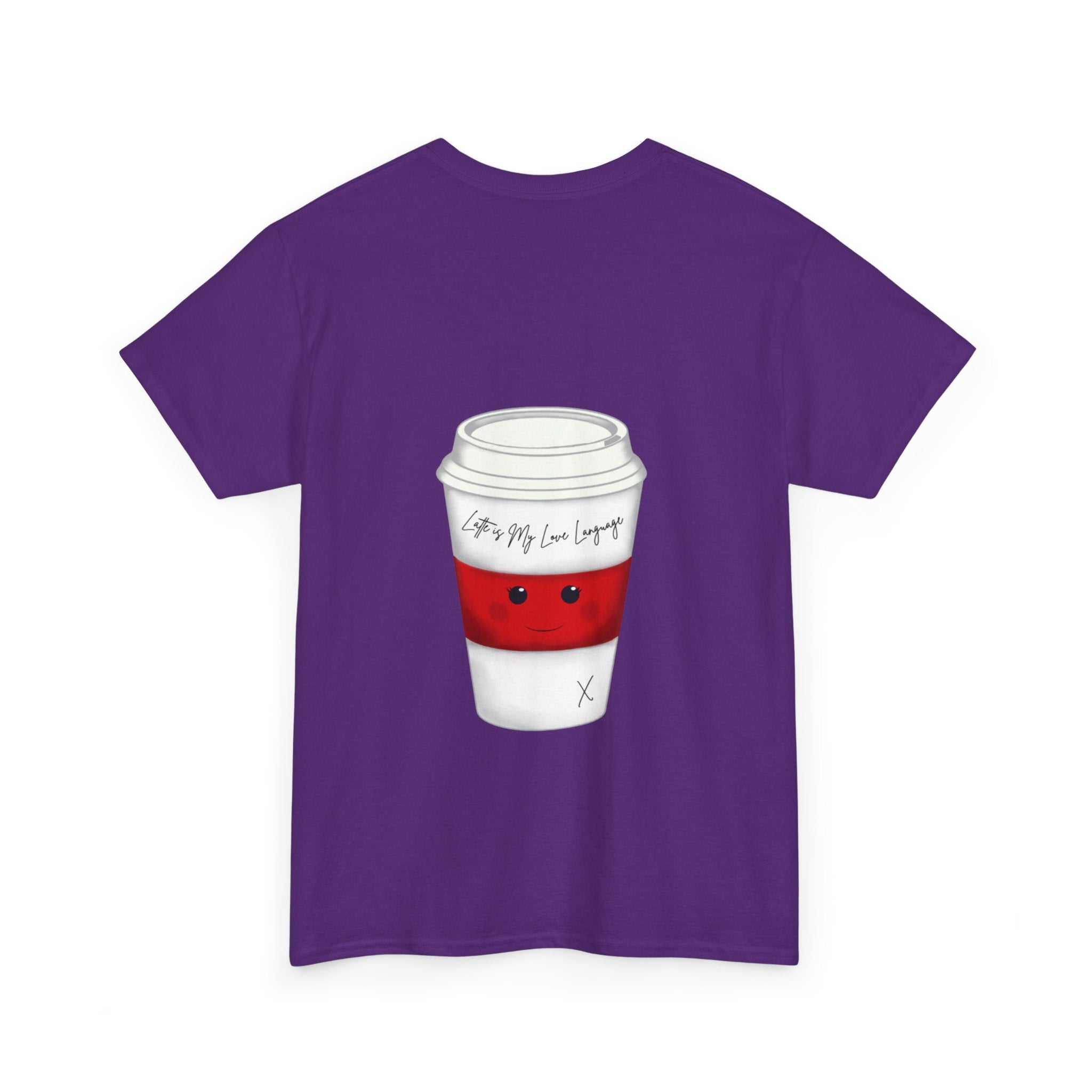 Coffee Cup Tee — 'Latte is my Love Language' Graphic T-Shirt