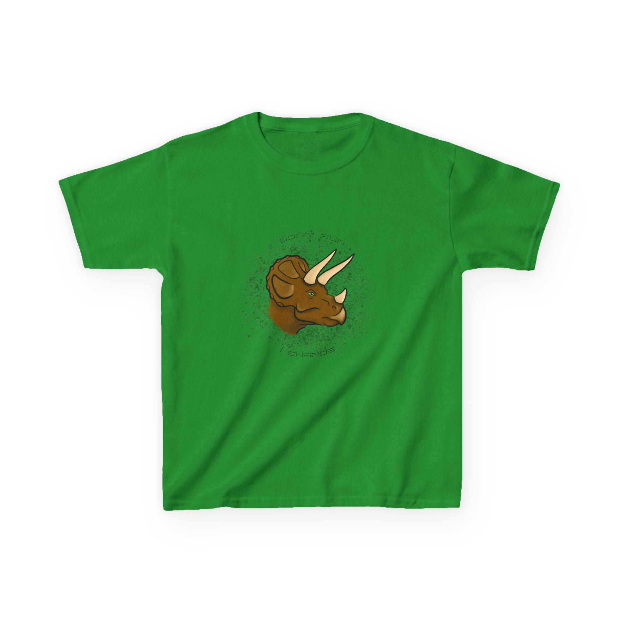 Kids T-Shirt — Cute Triceratops Dino Graphic Tee