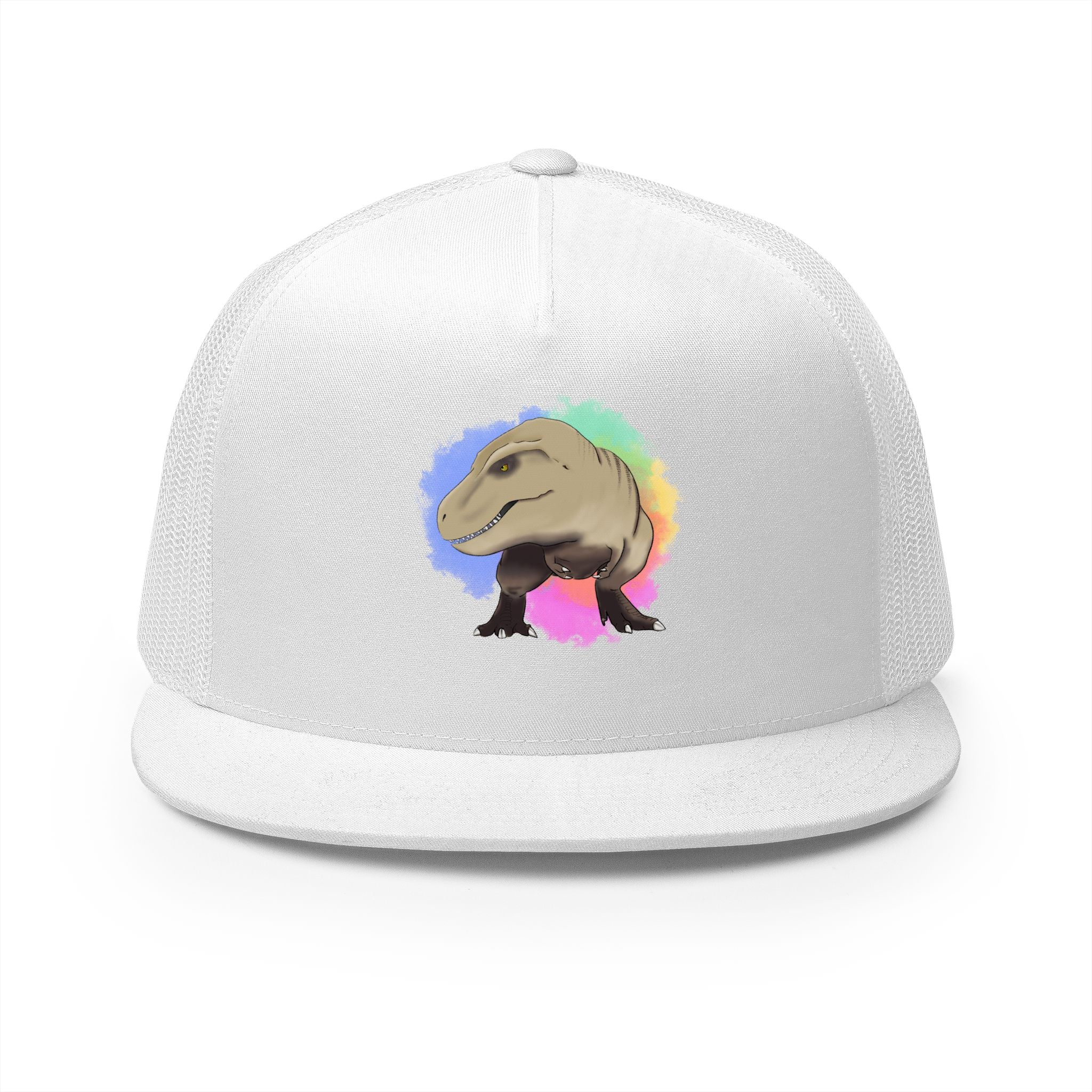 Dinosaur Trucker Cap — Tyrannosaurus Rex 5-Panel Hat