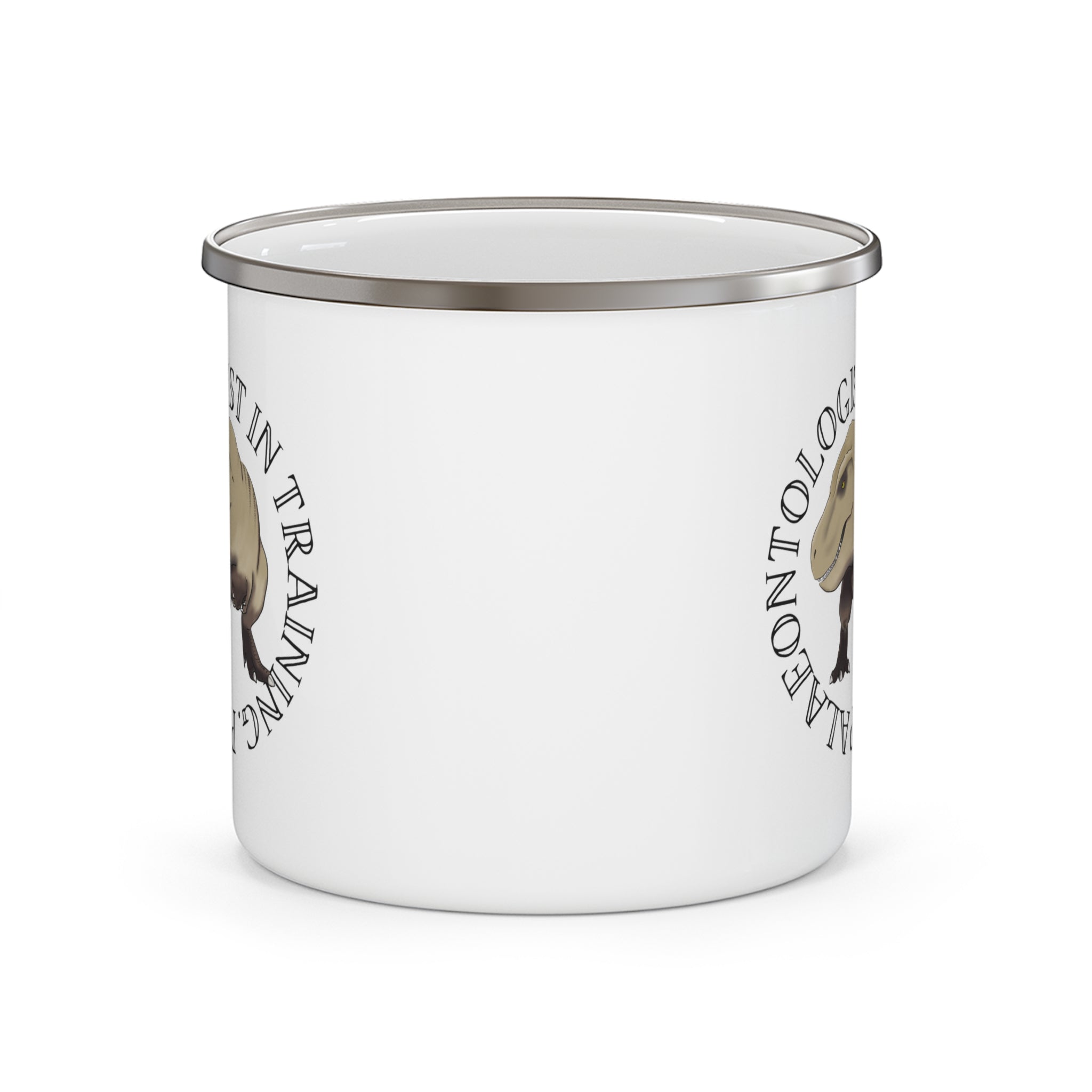 Enamel Mug — "Palaeontologist In Training" Fossil Hunting Cup