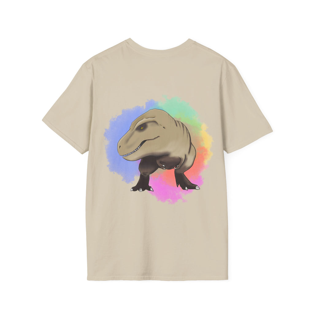 T-Rex T-Shirt - Watercolour Splash