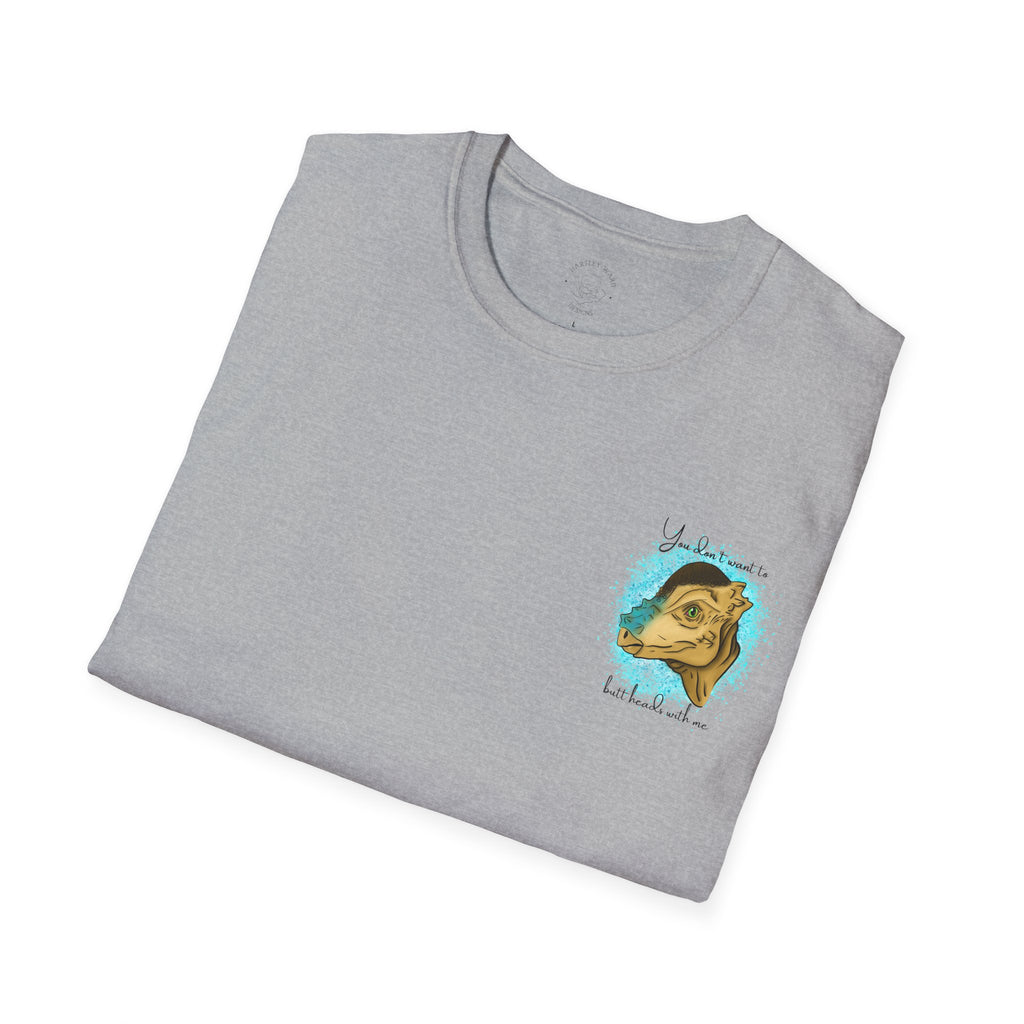 Pachycephalosaurus - 'You don't want to butt heads with me' T-Shirt - Dinosaur