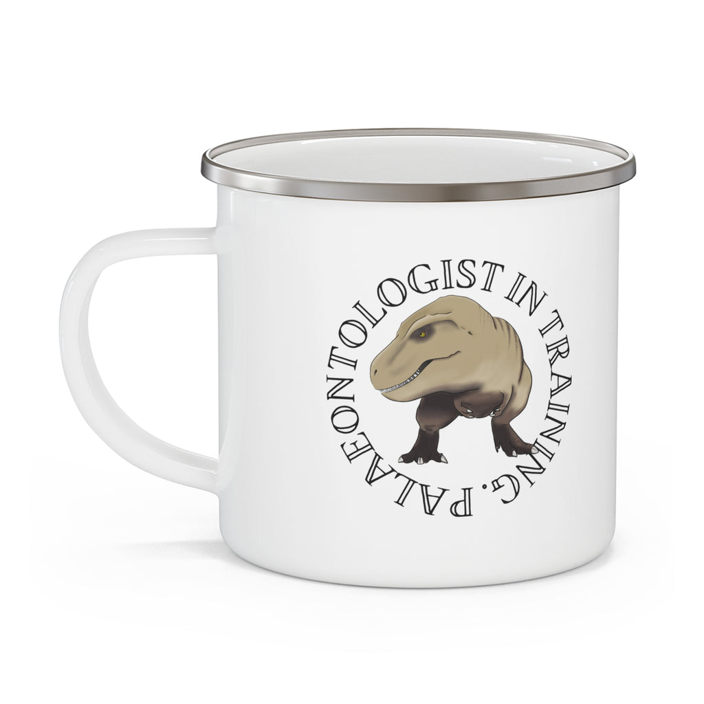 Enamel Mug — "Palaeontologist In Training" Fossil Hunting Cup