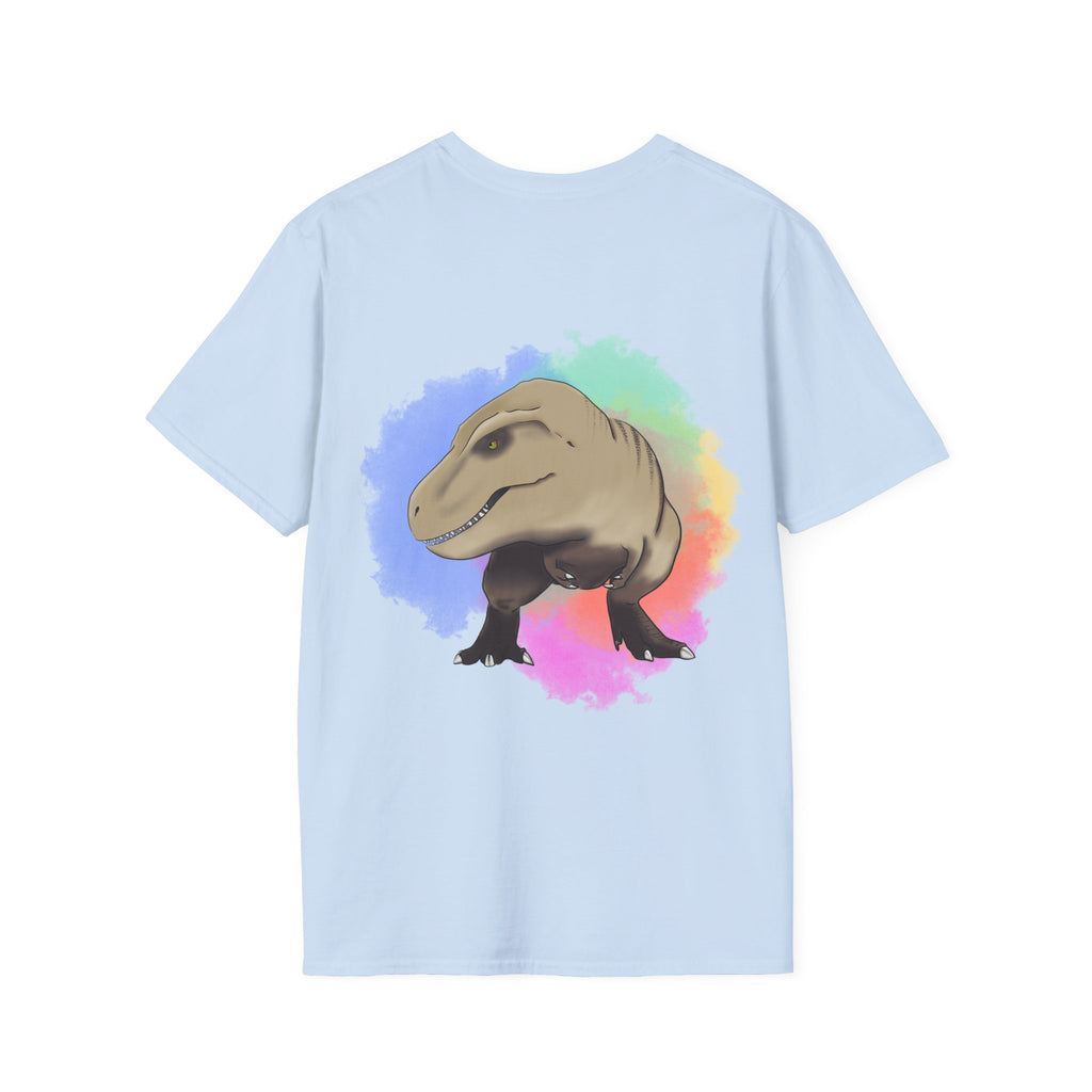 T-Rex T-Shirt - Watercolour Splash