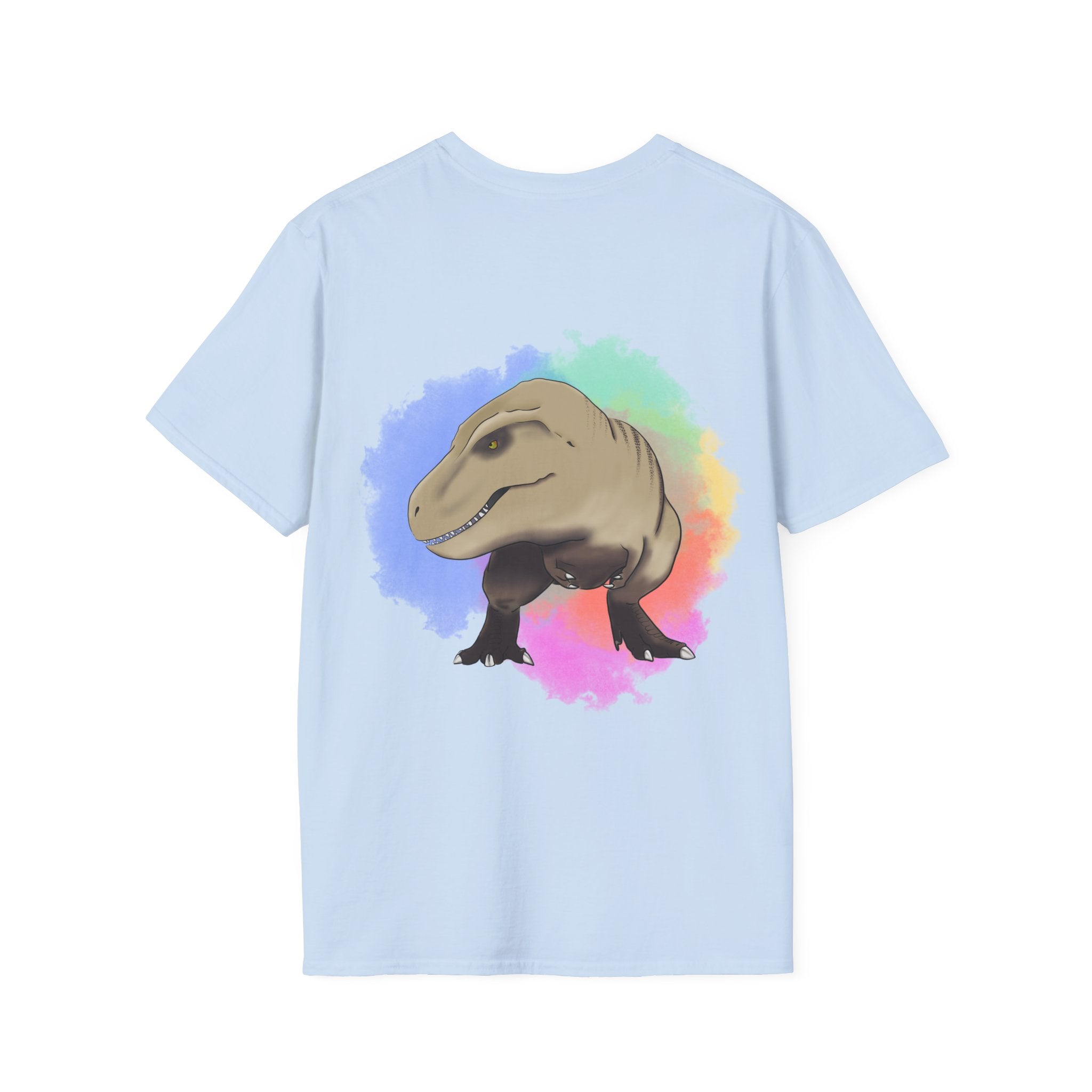 T-Rex T-Shirt - Watercolour Splash