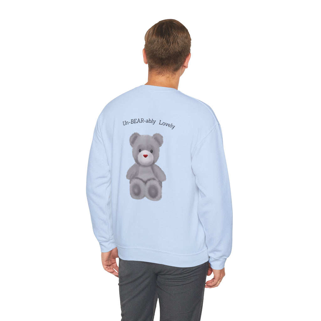 Teddy Bear Sweatshirt — "Un-BEAR-ably Lovely" Cosy Crewneck