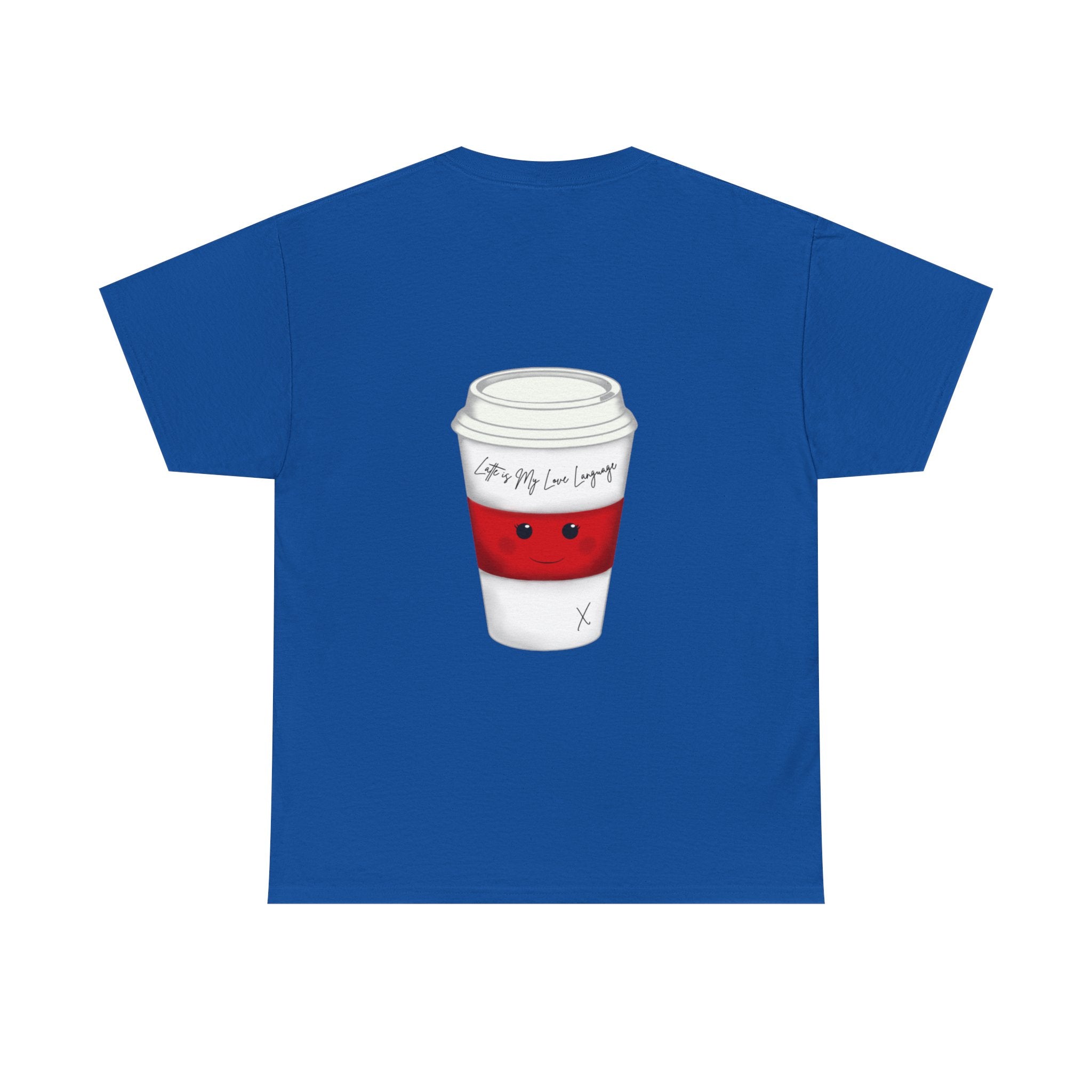 Coffee Cup Tee — 'Latte is my Love Language' Graphic T-Shirt