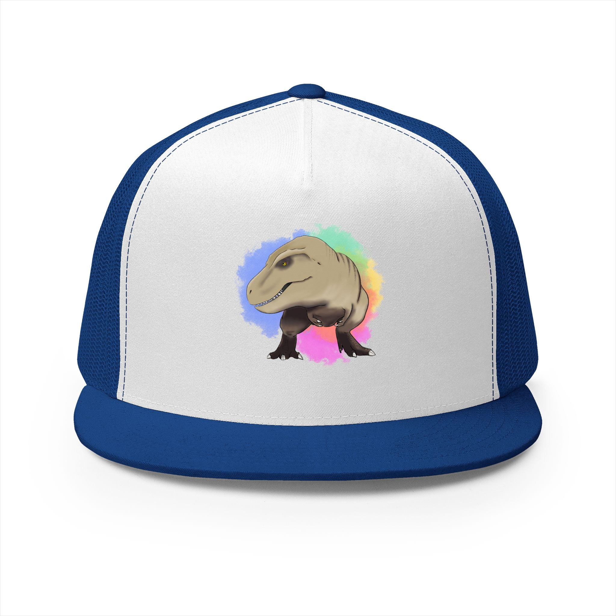 Dinosaur Trucker Cap — Tyrannosaurus Rex 5-Panel Hat