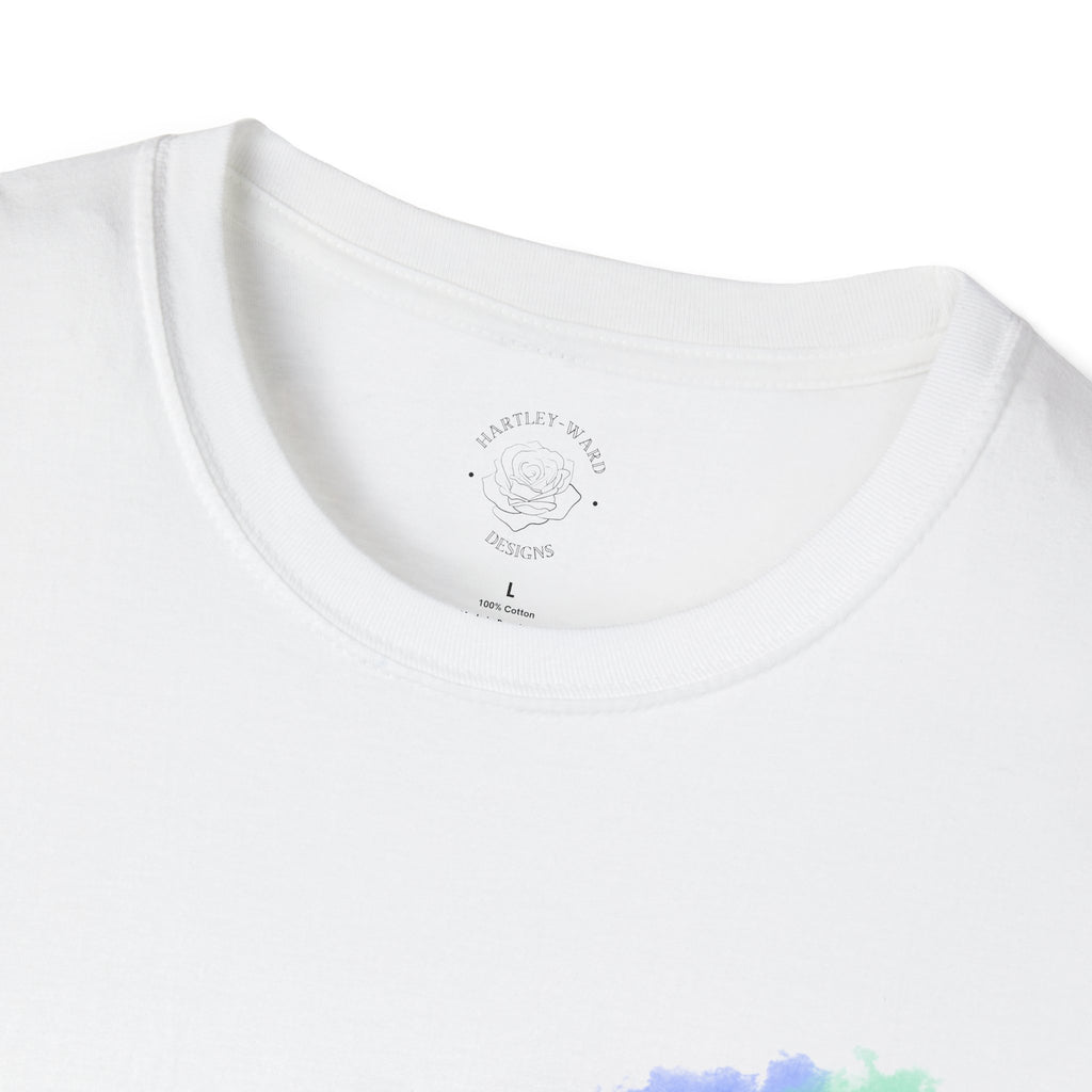 T-Rex T-Shirt - Watercolour Splash
