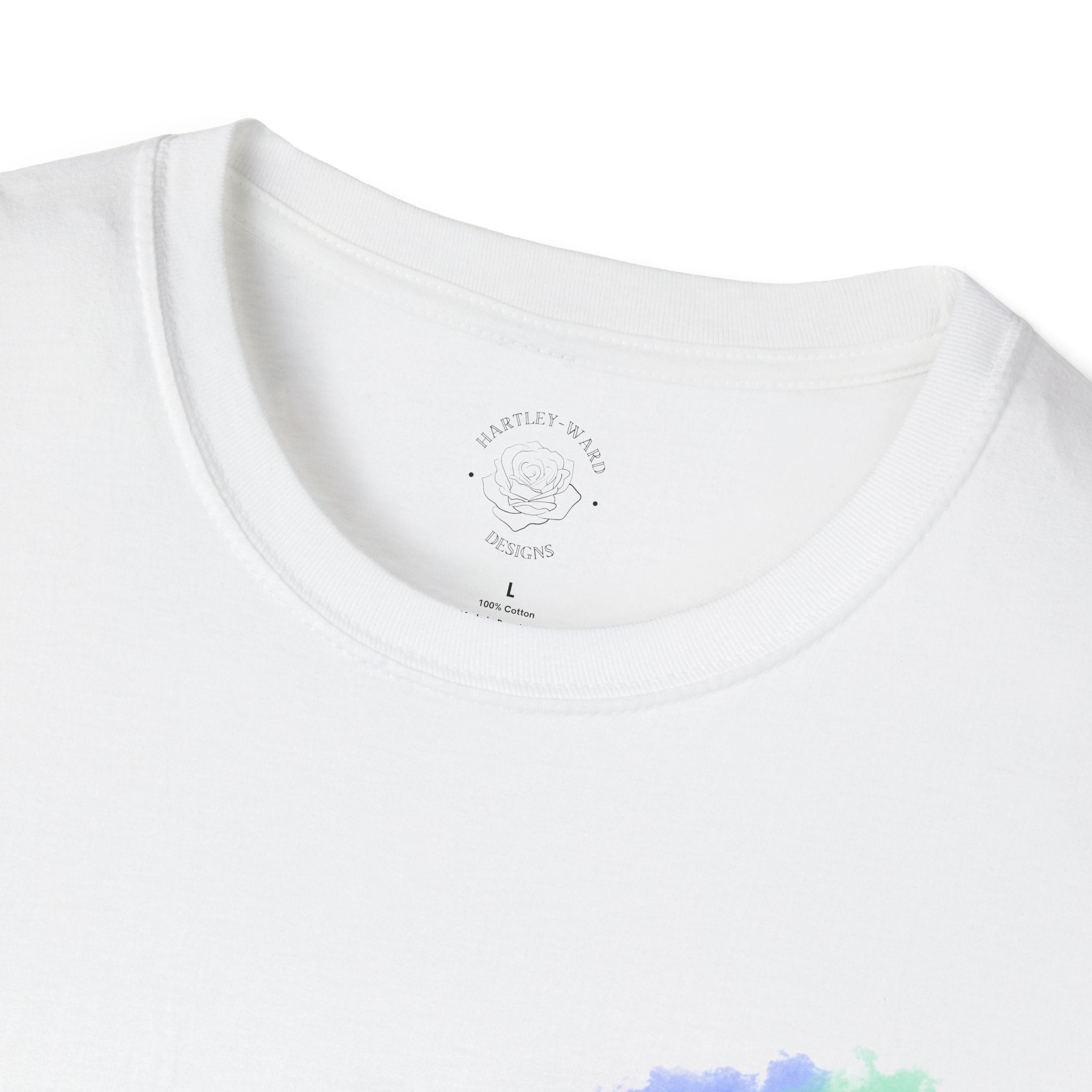 T-Rex T-Shirt - Watercolour Splash
