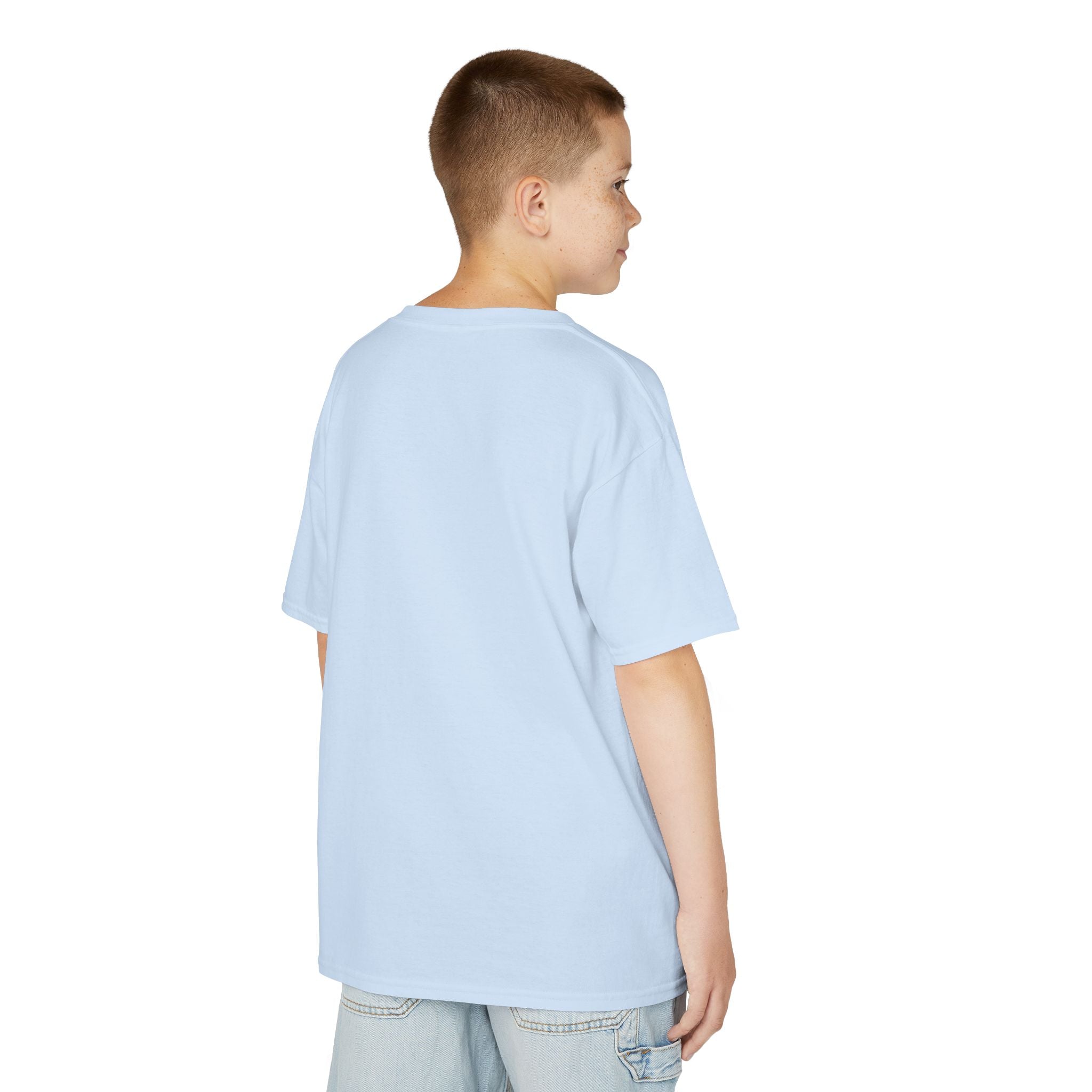 Kids Axolotl T‑Shirt — Cute Blue Axolotl 'Love Yourself A-lot-L