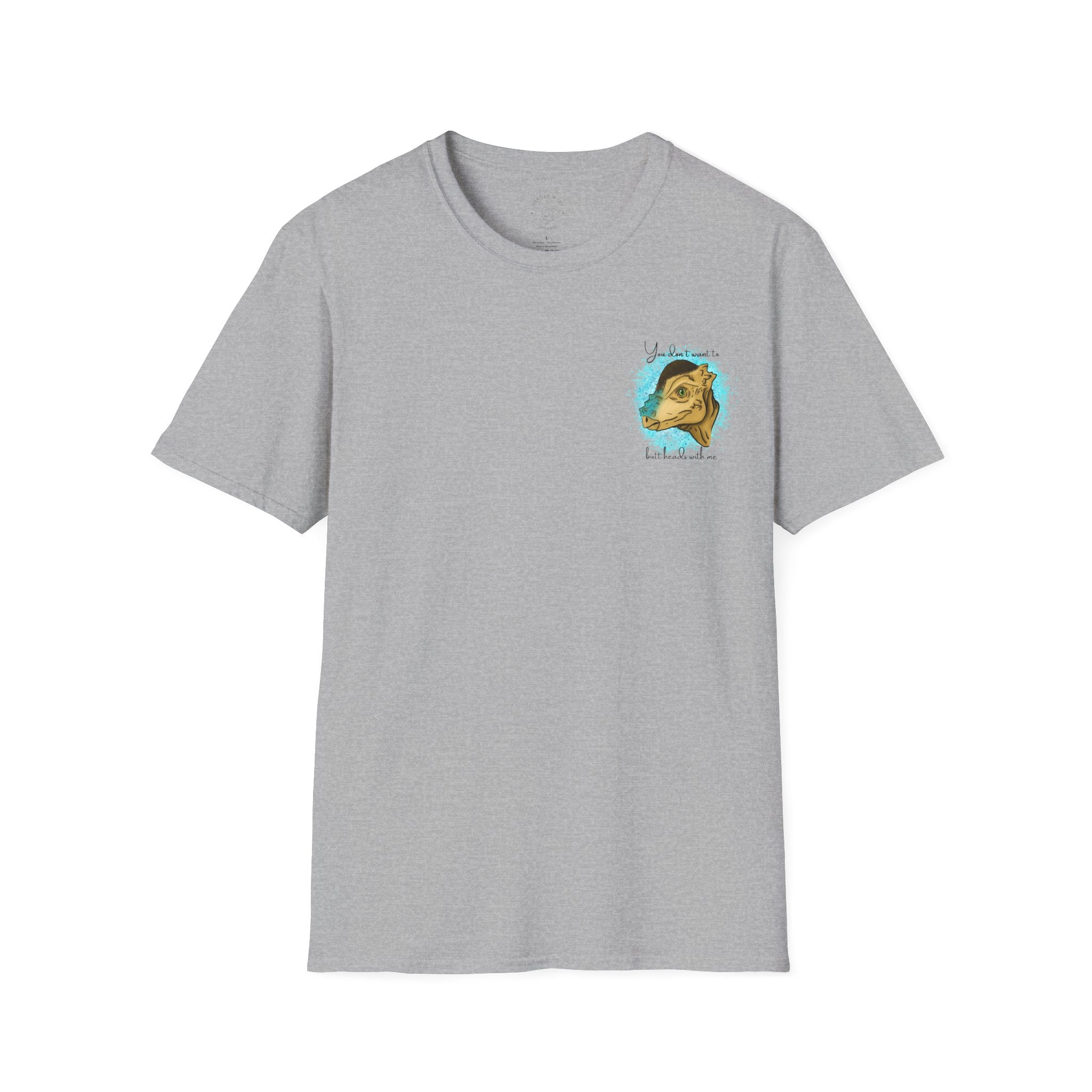 Pachycephalosaurus - 'You don't want to butt heads with me' T-Shirt - Dinosaur