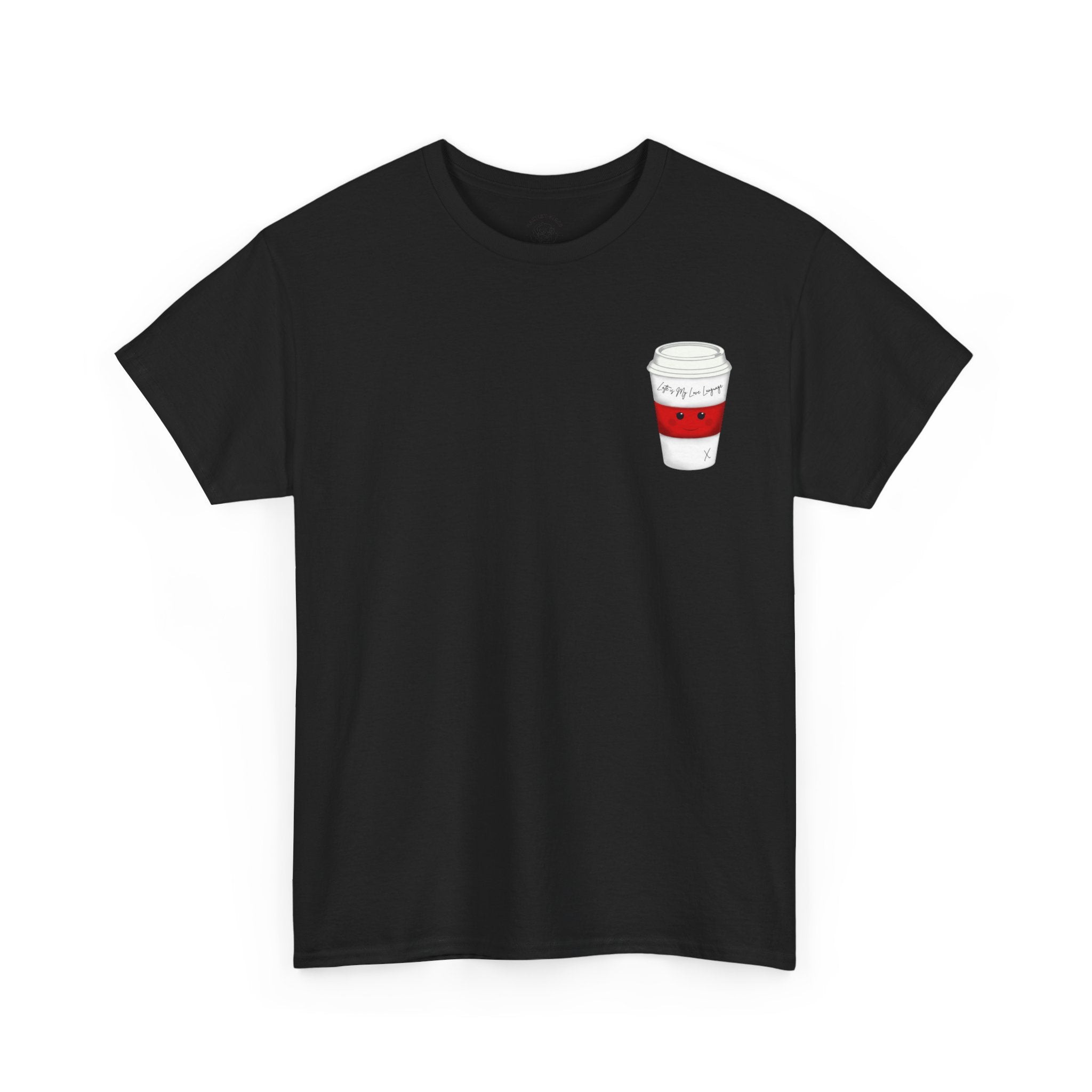 Coffee Cup Tee — 'Latte is my Love Language' Graphic T-Shirt