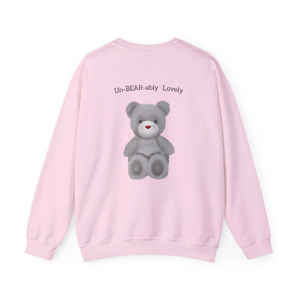 Teddy Bear Sweatshirt — "Un-BEAR-ably Lovely" Cosy Crewneck