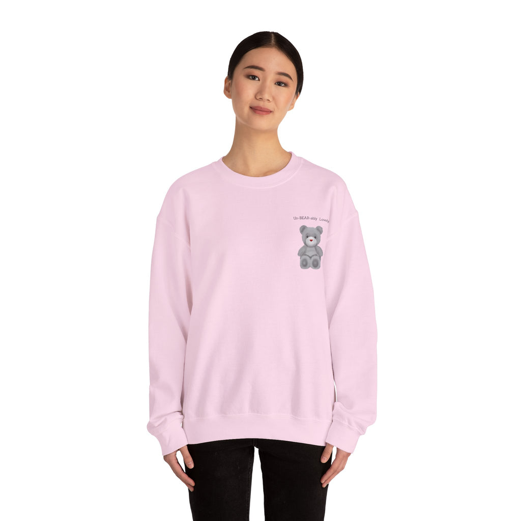 Teddy Bear Sweatshirt — "Un-BEAR-ably Lovely" Cosy Crewneck