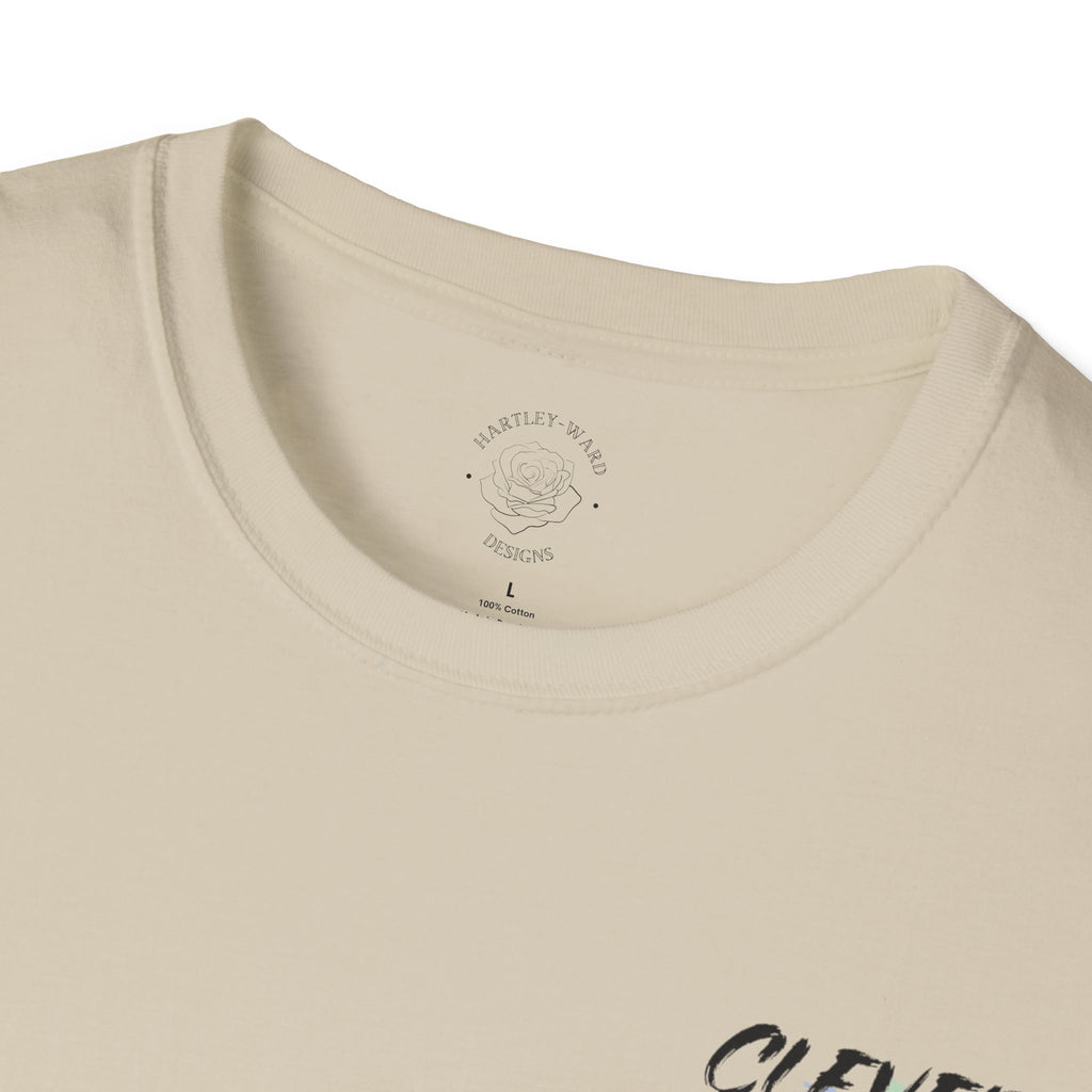 Clever Girl T‑Shirt — Colorful Raptor Graphic Tee for Dino Fans
