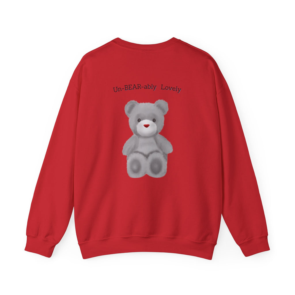 Teddy Bear Sweatshirt — "Un-BEAR-ably Lovely" Cosy Crewneck