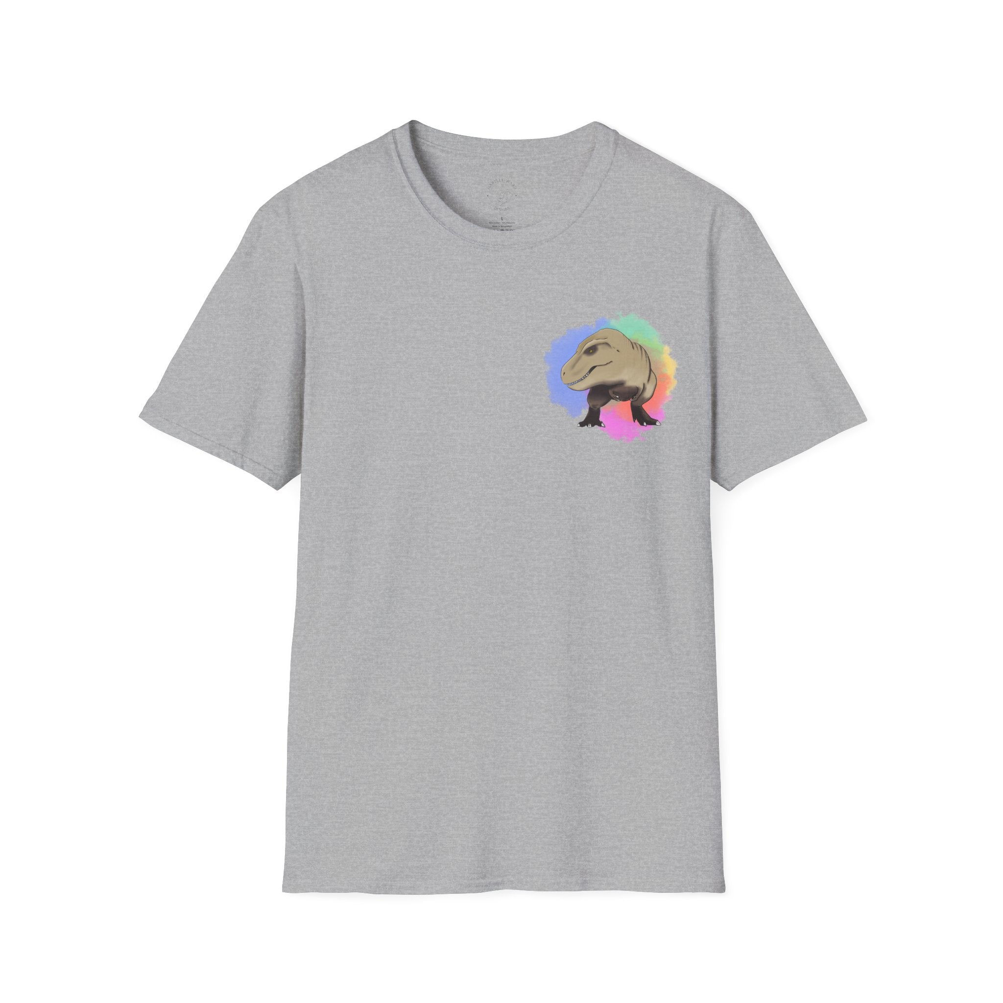 T-Rex T-Shirt - Watercolour Splash