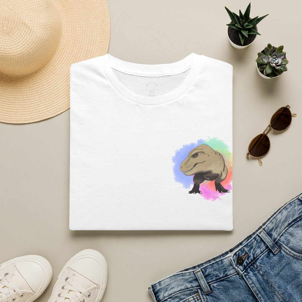 T-Rex T-Shirt - Watercolour Splash