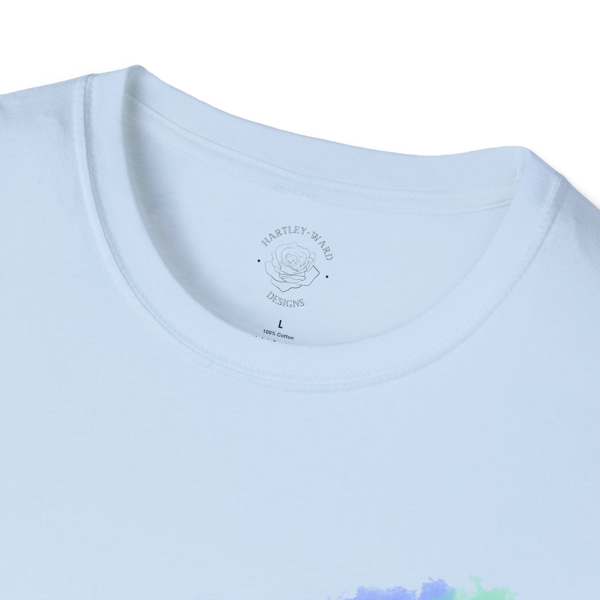 T-Rex T-Shirt - Watercolour Splash