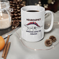 Neurospiky Stegosaurus Mug — "Awesome Since the Jurassic" Ceramic Coffee Cup 15oz
