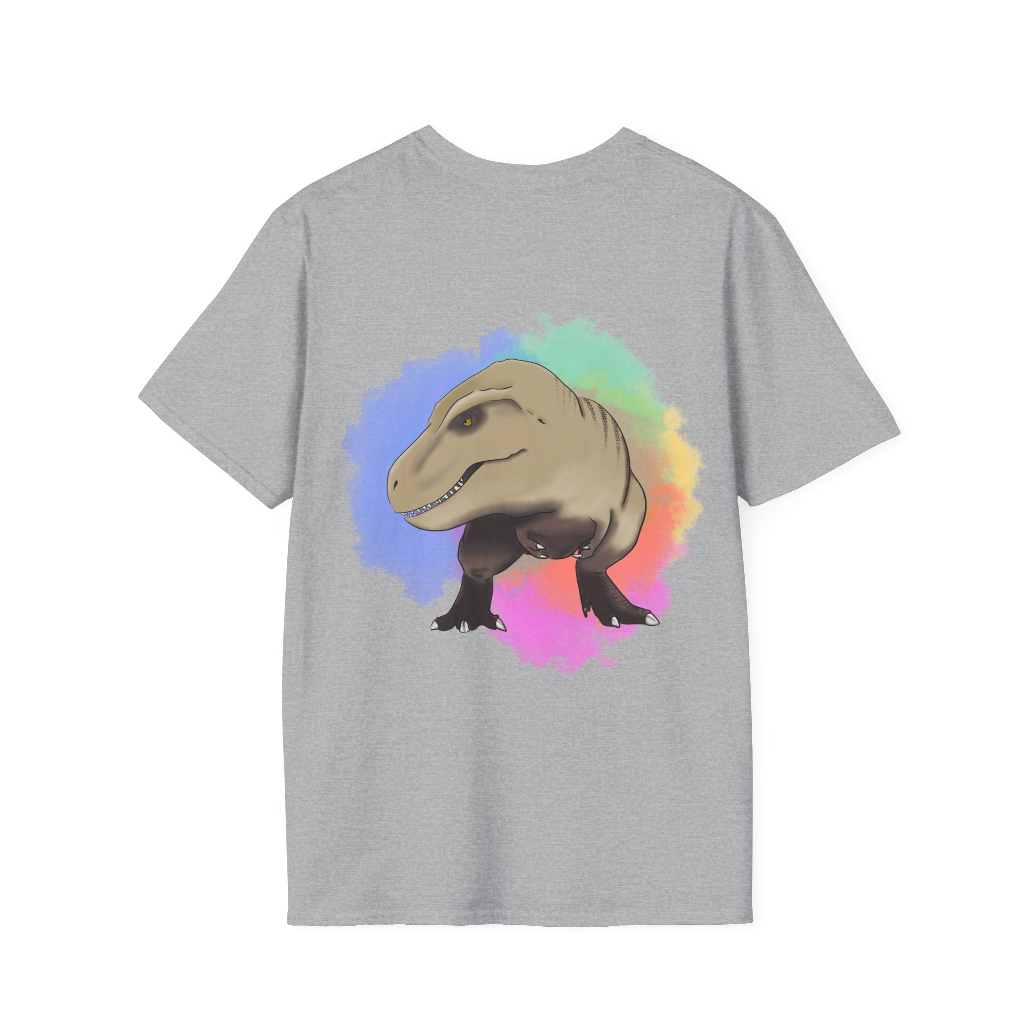 T-Rex T-Shirt - Watercolour Splash