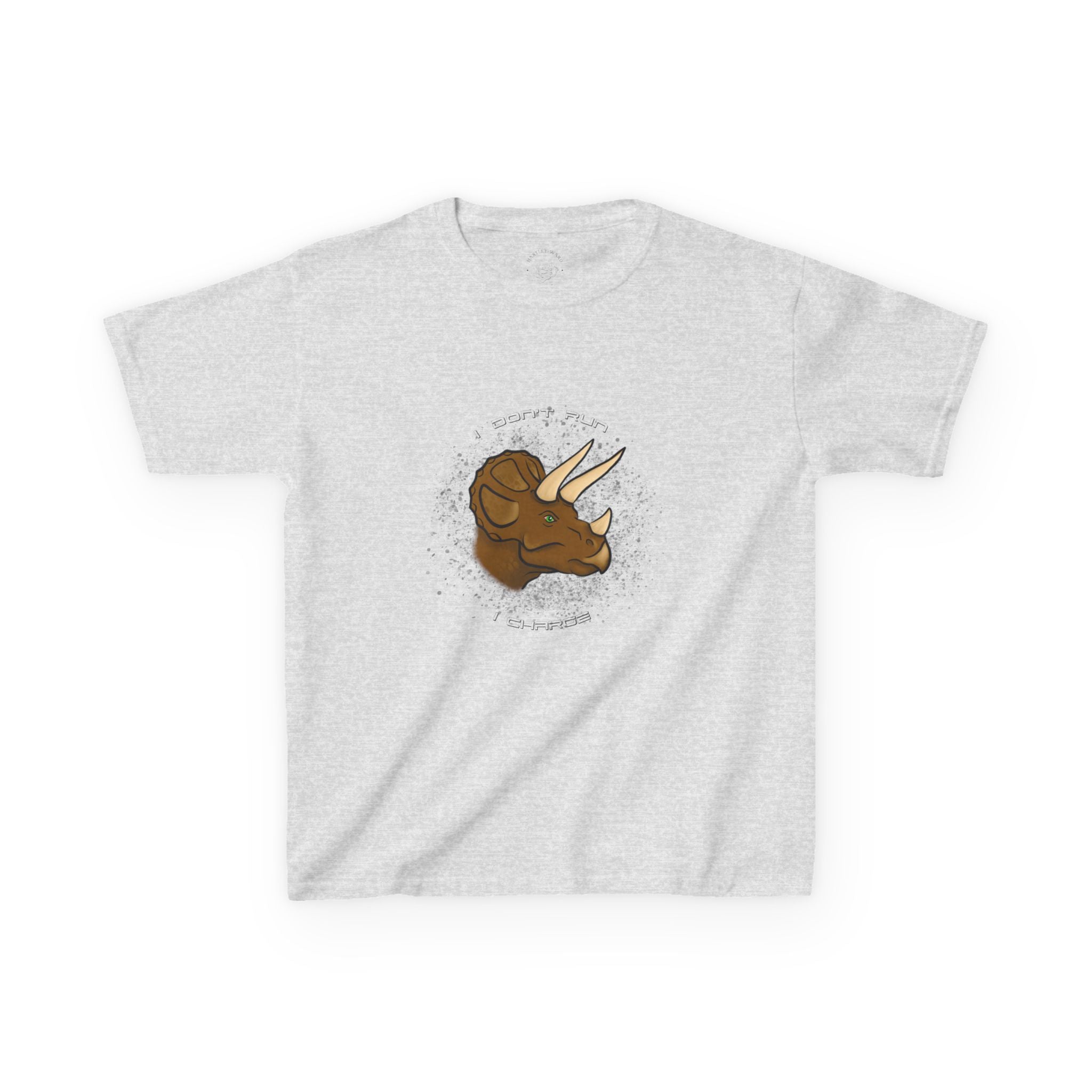 Kids T-Shirt — Cute Triceratops Dino Graphic Tee