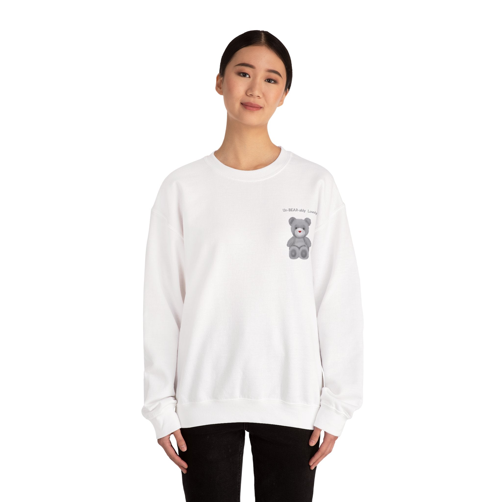 Teddy Bear Sweatshirt — "Un-BEAR-ably Lovely" Cosy Crewneck