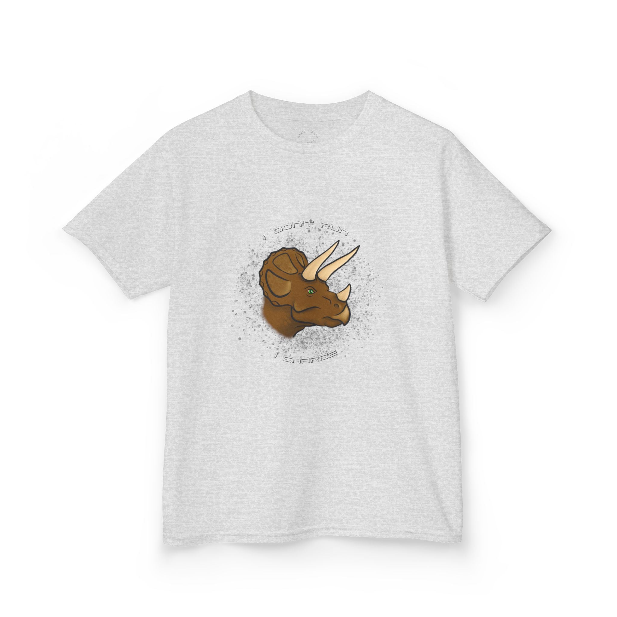 Kids T-Shirt — Cute Triceratops Dino Graphic Tee