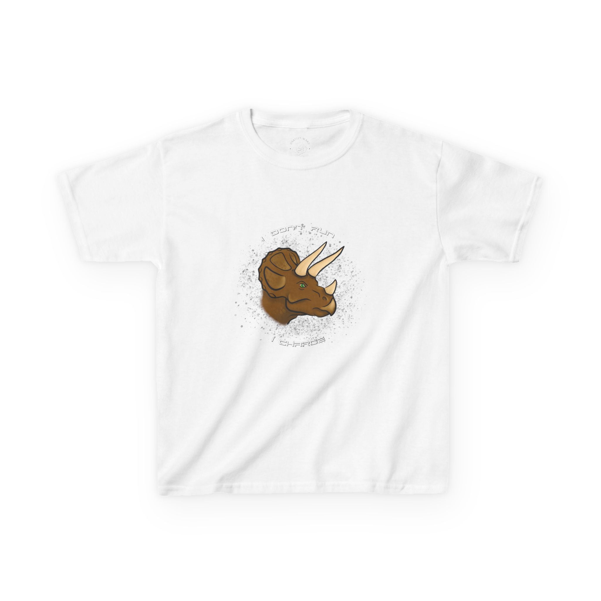 Kids T-Shirt — Cute Triceratops Dino Graphic Tee