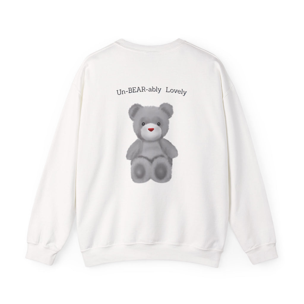 Teddy Bear Sweatshirt — "Un-BEAR-ably Lovely" Cosy Crewneck