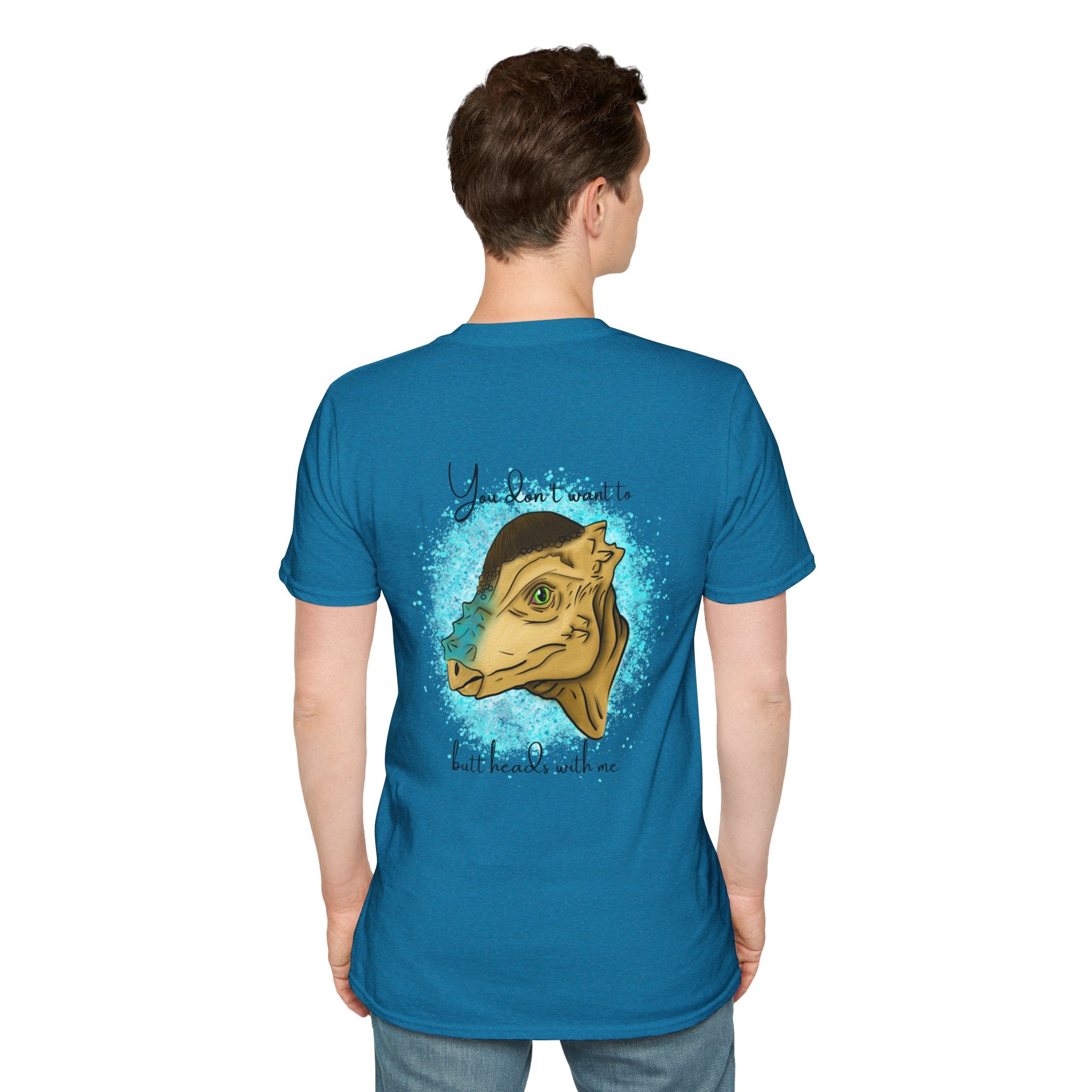 Pachycephalosaurus - 'You don't want to butt heads with me' T-Shirt - Dinosaur
