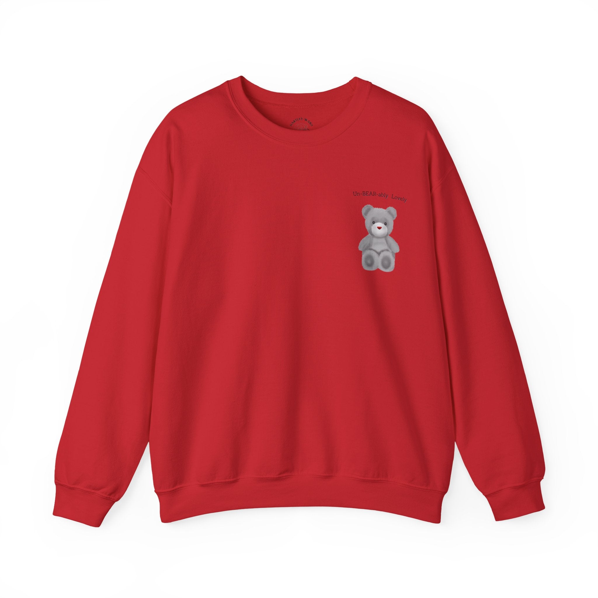 Teddy Bear Sweatshirt — "Un-BEAR-ably Lovely" Cosy Crewneck