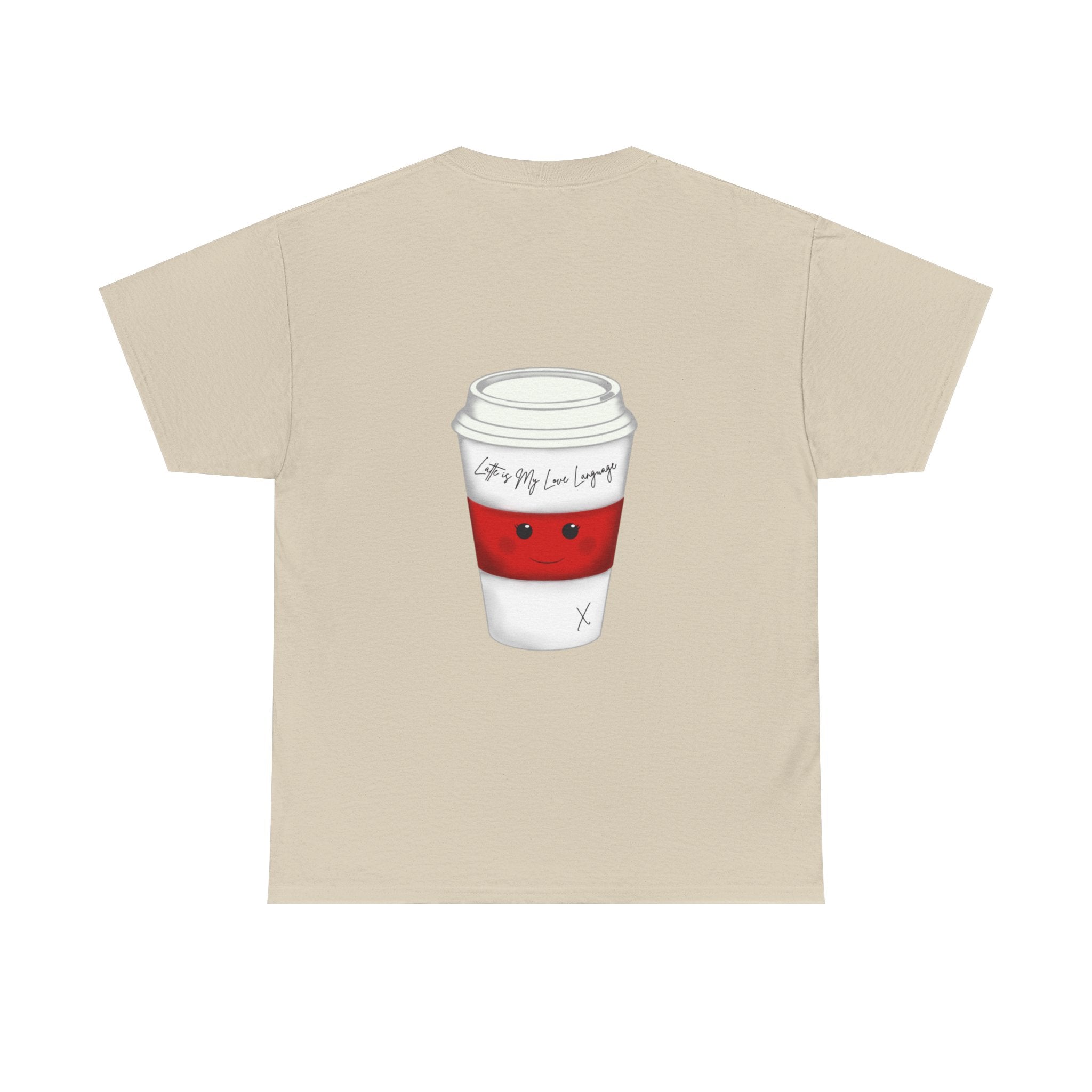 Coffee Cup Tee — 'Latte is my Love Language' Graphic T-Shirt