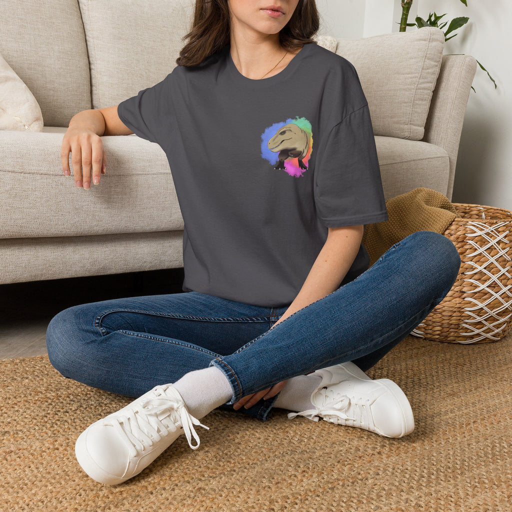 T-Rex T-Shirt - Watercolour Splash