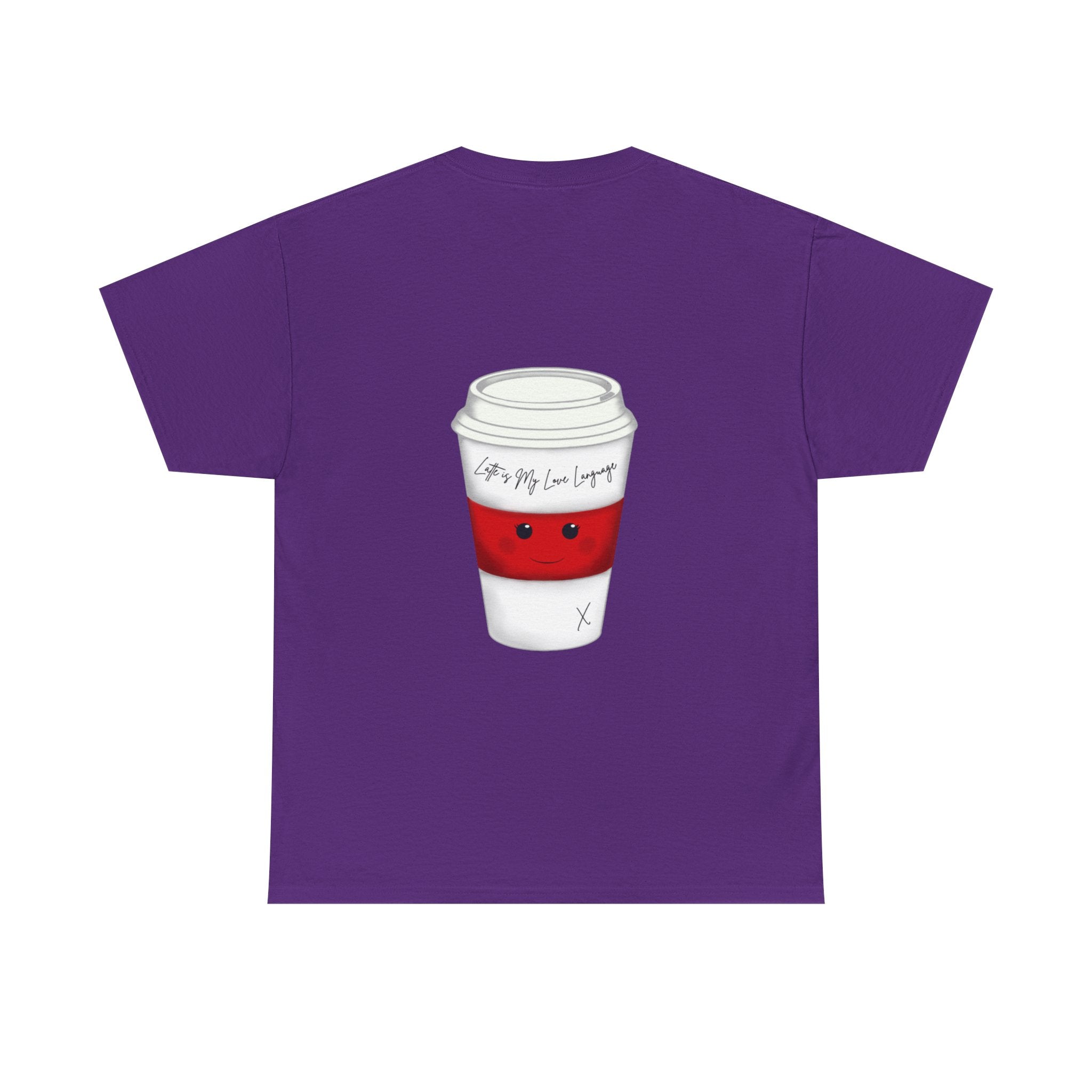 Coffee Cup Tee — 'Latte is my Love Language' Graphic T-Shirt