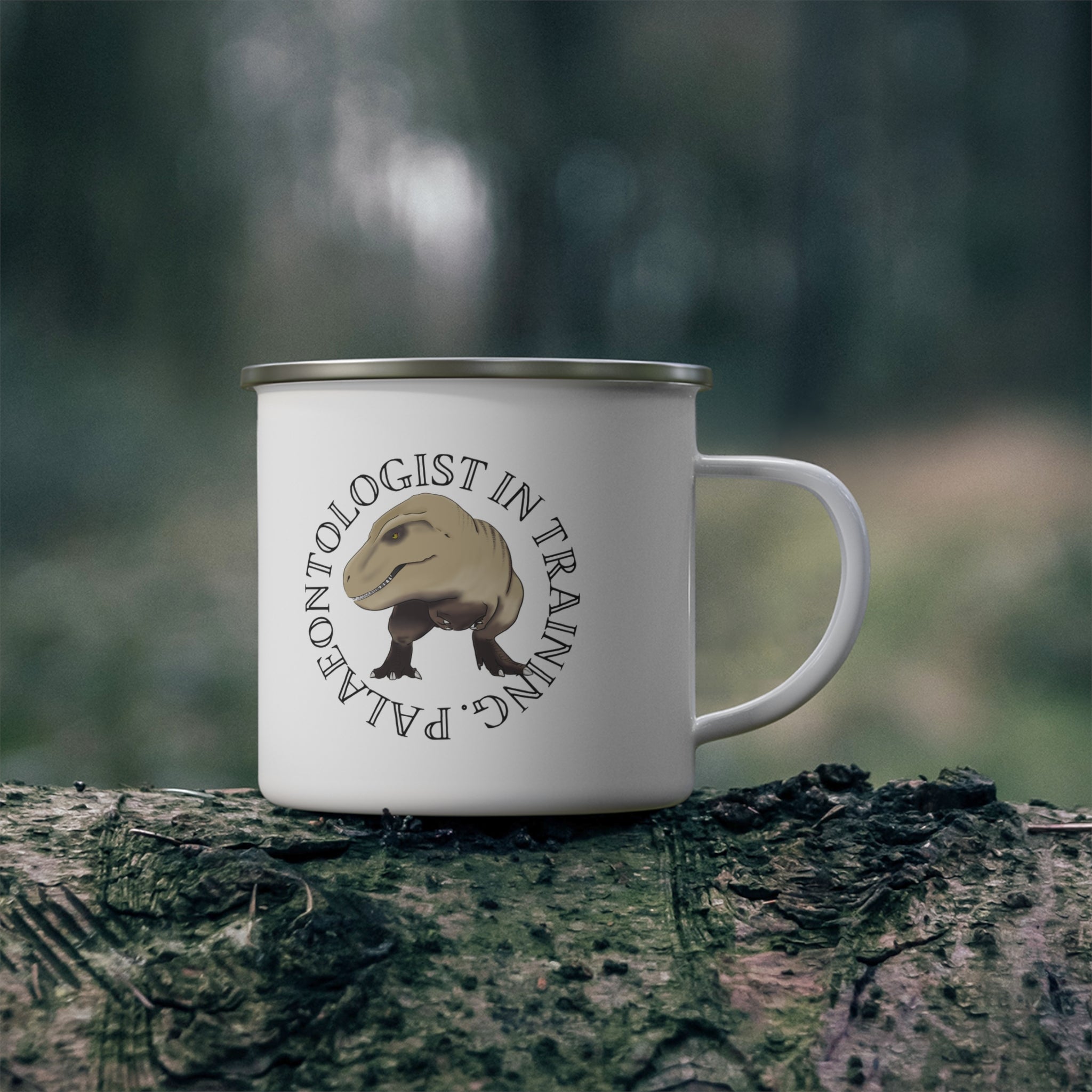 Enamel Mug — "Palaeontologist In Training" Fossil Hunting Cup