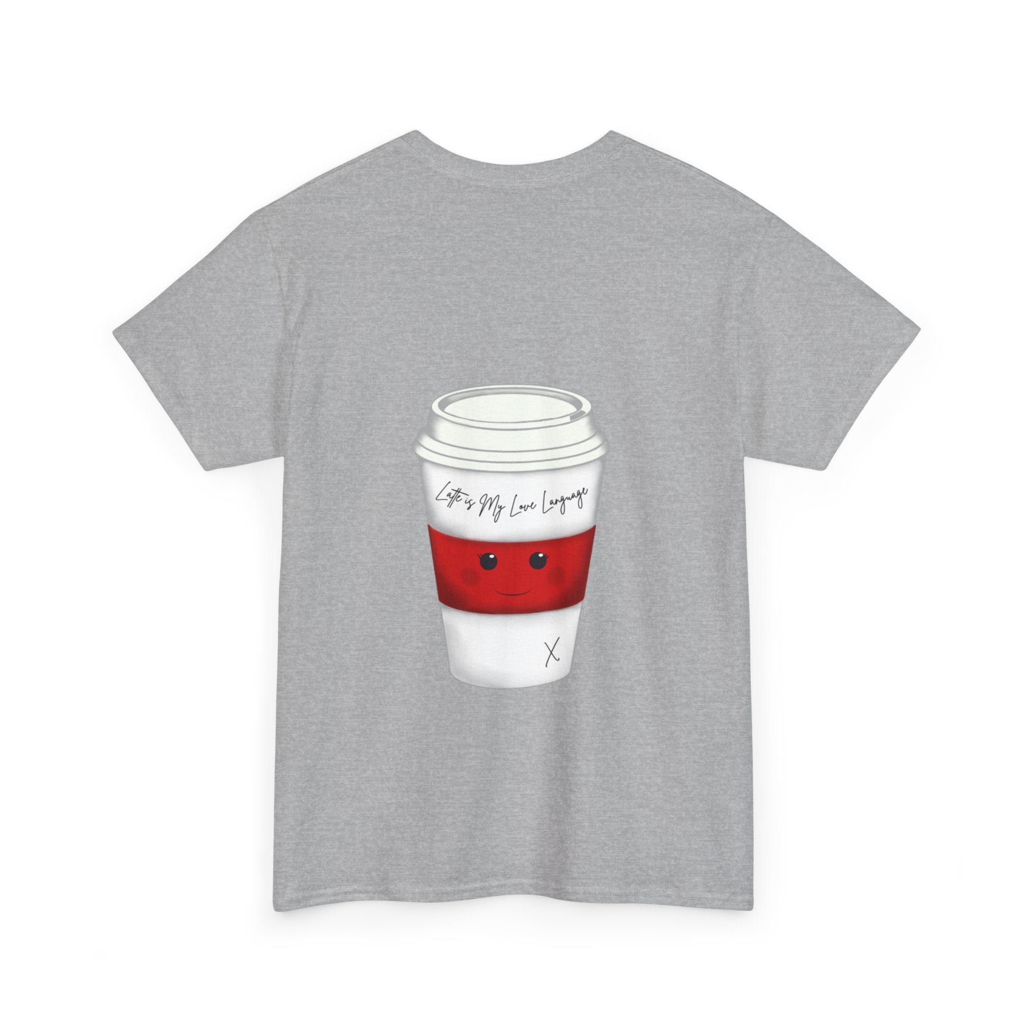 Coffee Cup Tee — 'Latte is my Love Language' Graphic T-Shirt