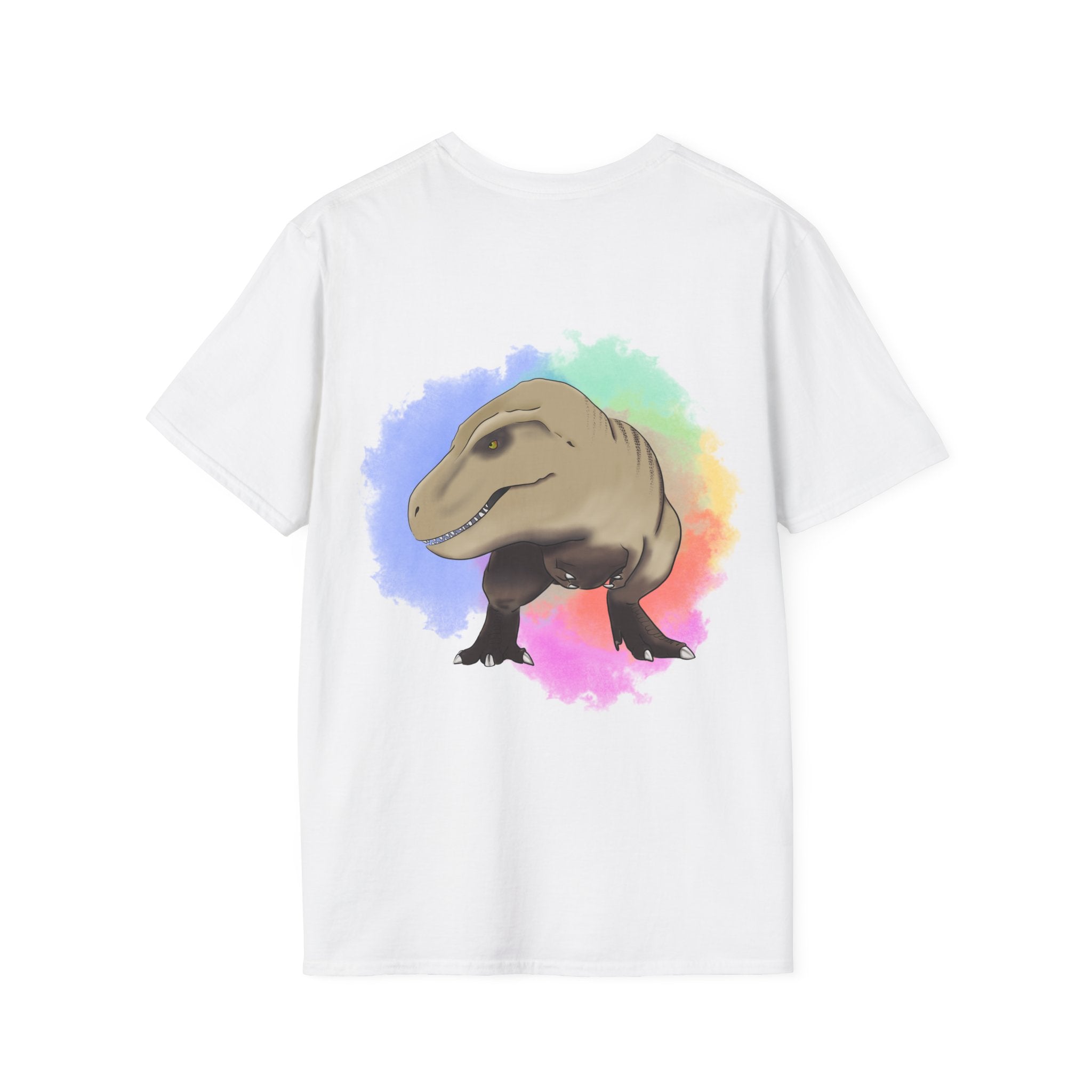 T-Rex T-Shirt - Watercolour Splash